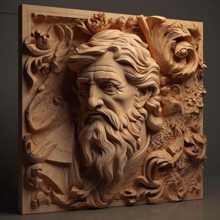 نموذج ثلاثي الأبعاد لآلة CNC 3D Art 